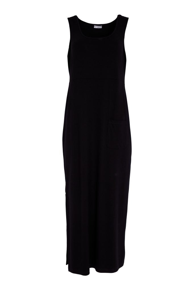 NAYA Black Basic Jersey Dress With Pocket Detail NAYA Black Basic Jersey Dress With Pocket Detail