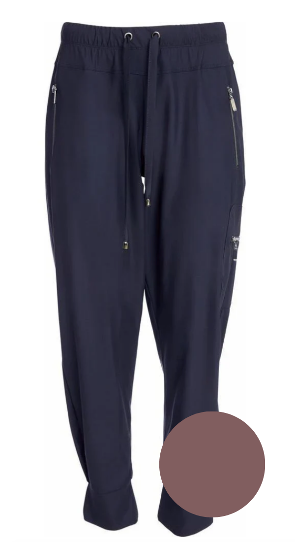 Naya Brown Cuff Drawstring Trousers