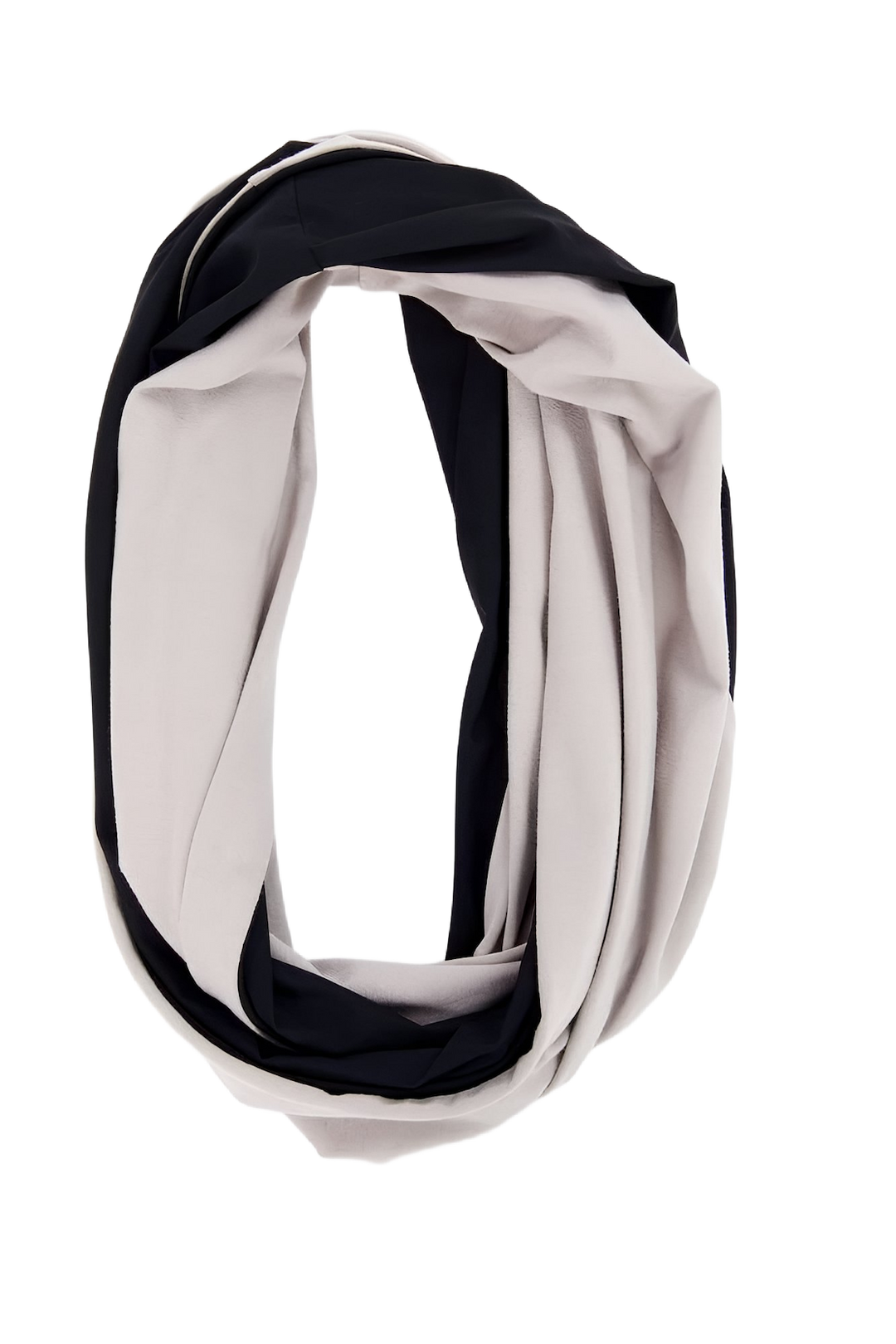 Naya Grey/Black Two Tone Neck Scarf