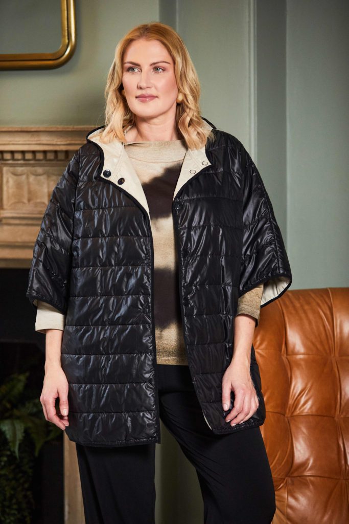 Ora Light Padded Jacket with Contrast Hood