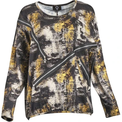 My Soul Long Sleeve Lady Zip Top Multi