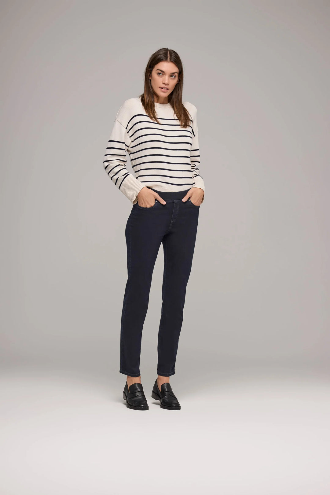 Anna Montana Angelika Jump In Slim Fit Black Jeans