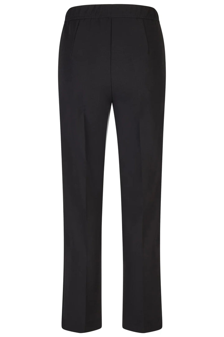 Anna Montana Rose Easy Flexi Relaxed Fit Black Trousers