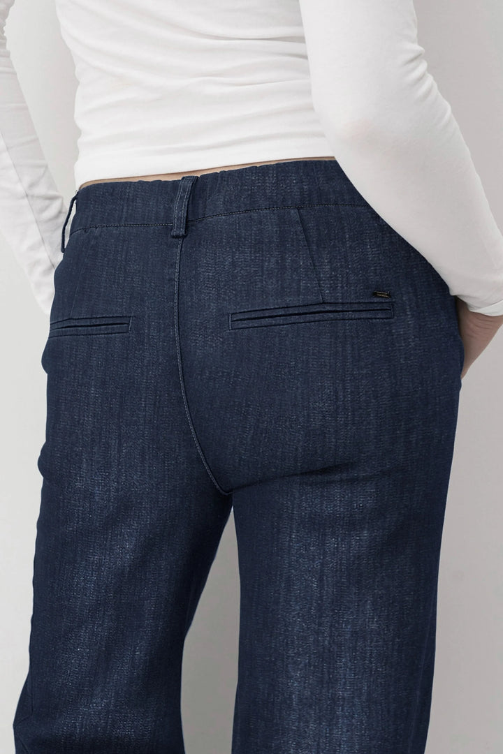 Anna Montana Mila Wide Leg 31"L Flexi Stone Wash Jeans