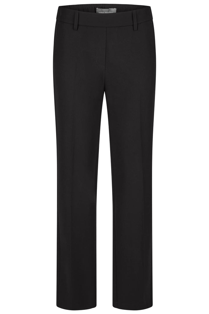 Anna Montana Mila Wide Leg 30"L Flexi Black Trousers