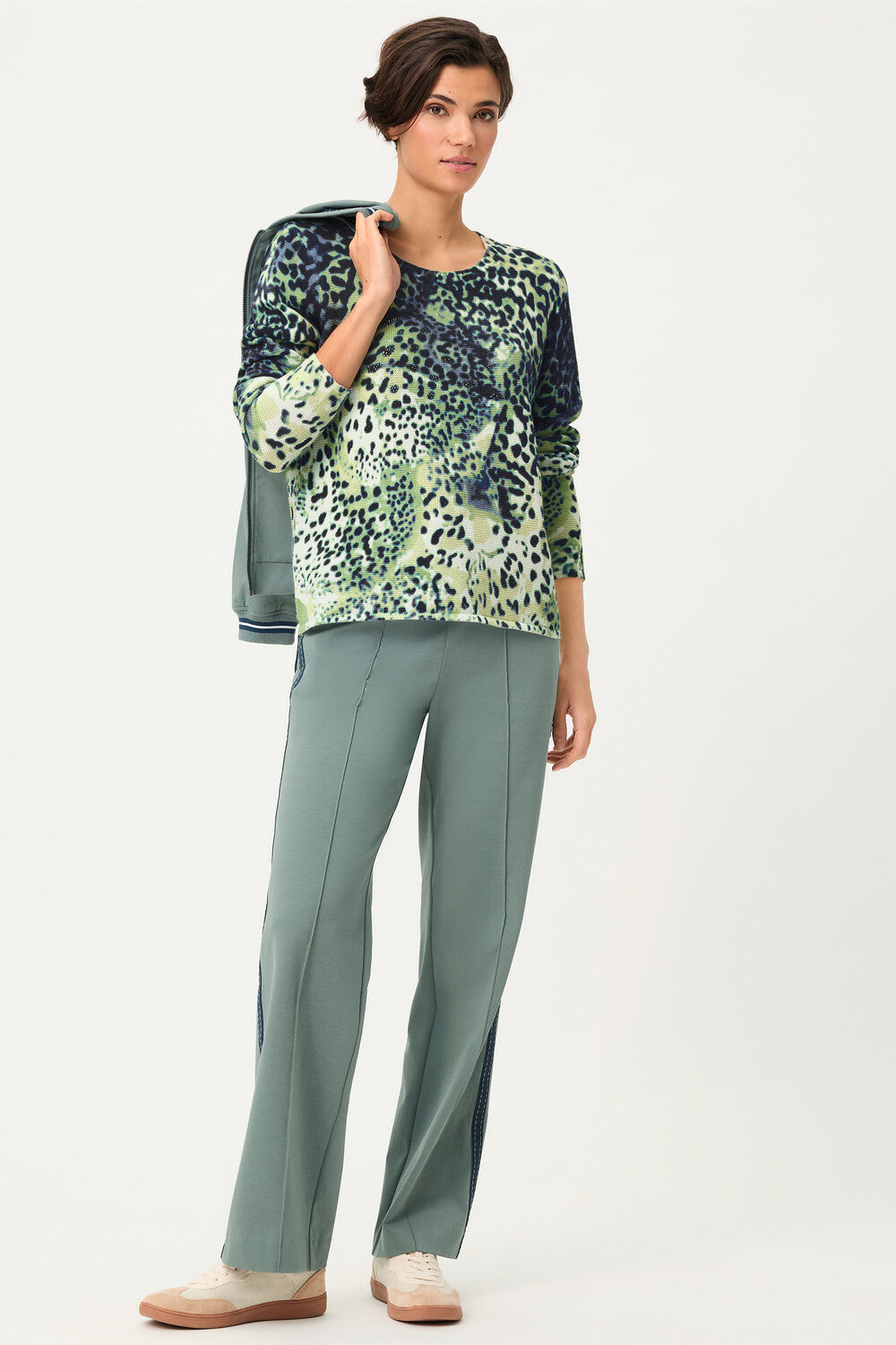 Olsen Panneaux Print Top