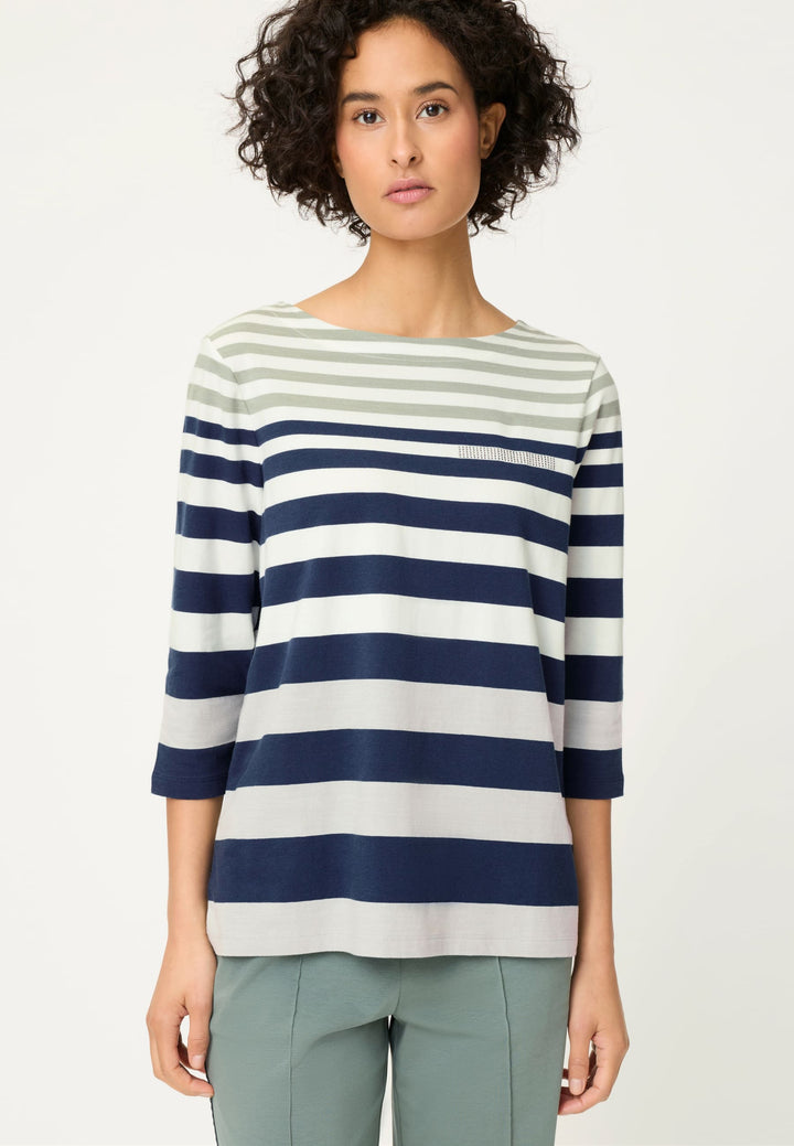 Olsen Striped Long Sleeve T-Shirt