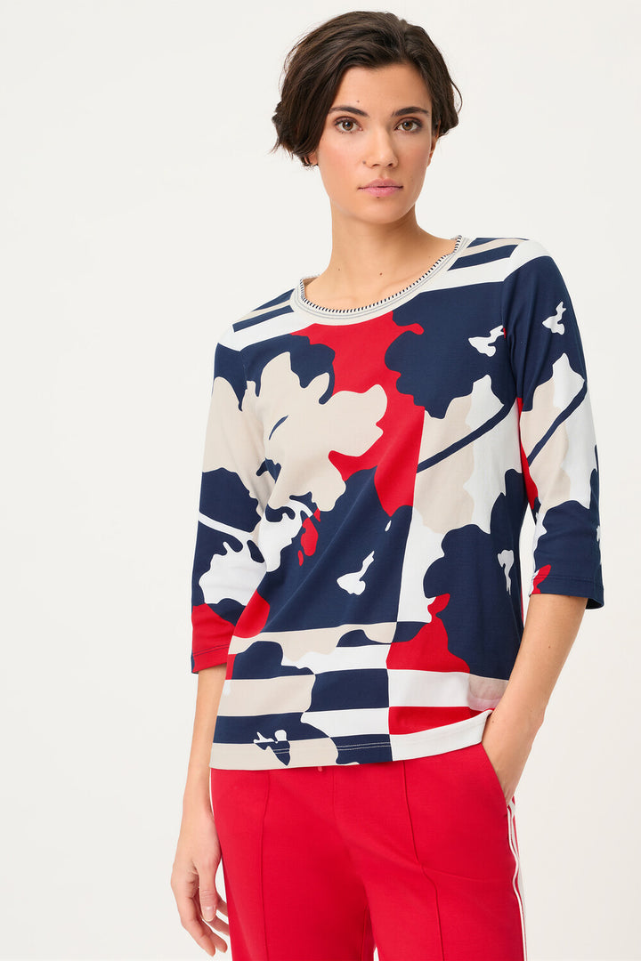 Olsen Blue Long Sleeve Top