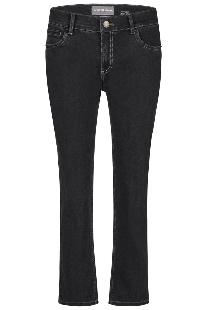Anna Montana Angelika Slim Fit Black Jeans