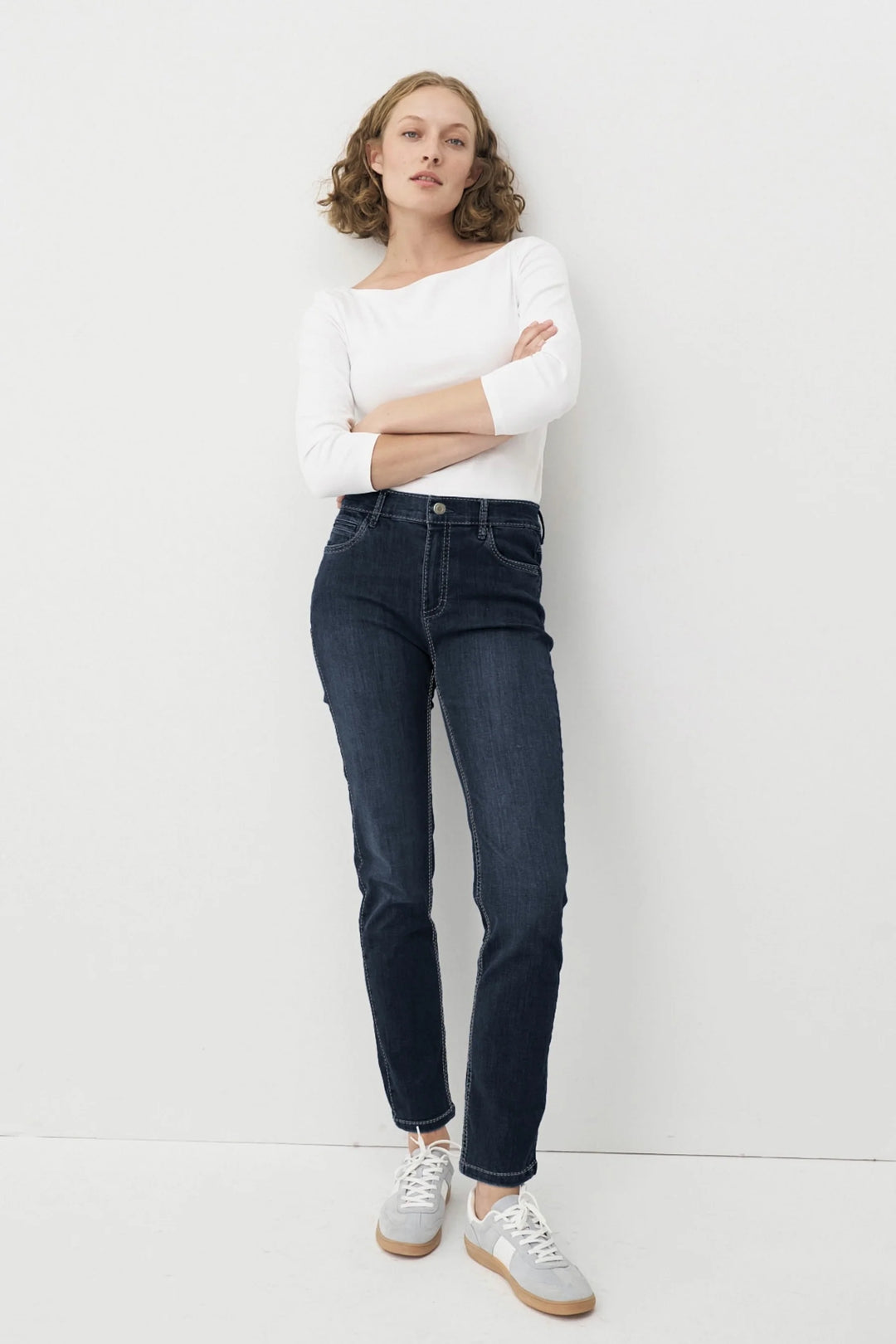 Anna Montana Angelika Slim Fit Dark Denim Jeans