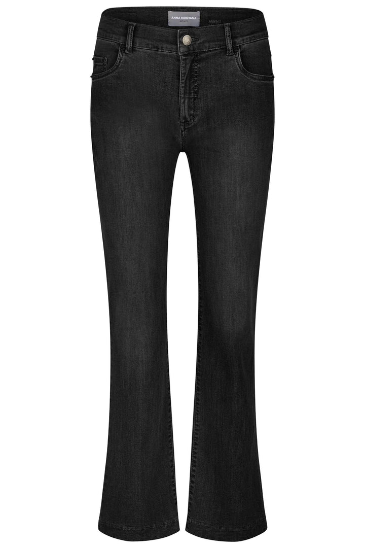 Anna Montana Finja Flared Black Denim Jeans