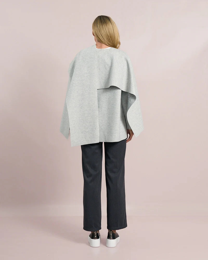 Decollage Grey Shawl Detail Jacket