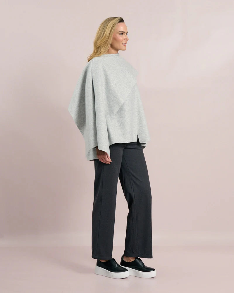 Decollage Grey Shawl Detail Jacket