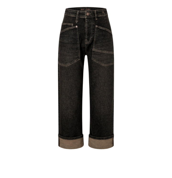 Mac Jeans Baggy Straight Brown Tinted Wash Jeans