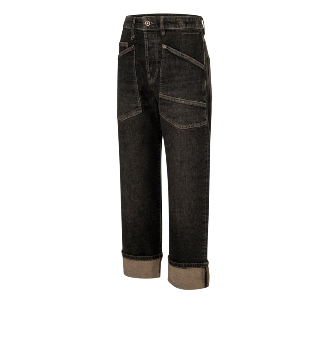 Mac Jeans Baggy Straight Brown Tinted Wash Jeans