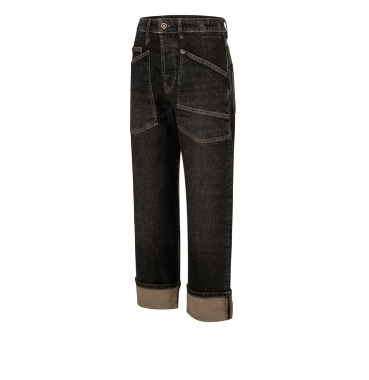 Mac Jeans Baggy Straight Brown Tinted Wash Jeans