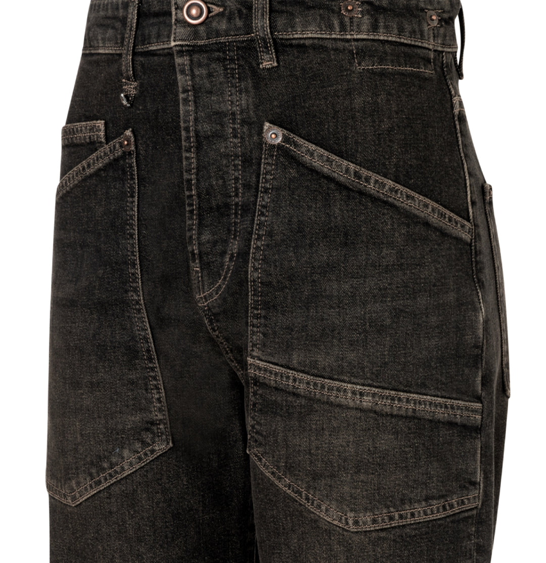 Mac Jeans Baggy Straight Brown Tinted Wash Jeans