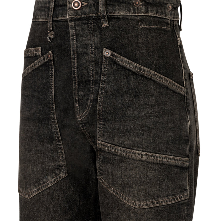 Mac Jeans Baggy Straight Brown Tinted Wash Jeans