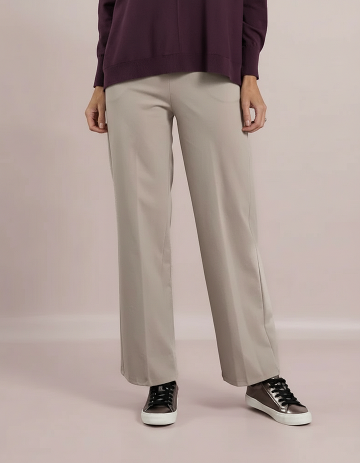 Decollage Sand Wide Leg Trousers