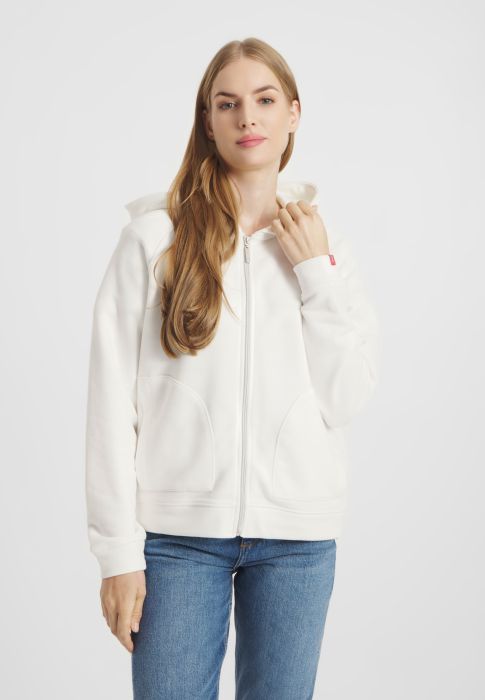 Frieda & Freddies Off White Zipped Jacket