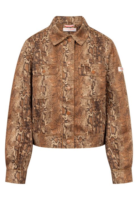 Frieda & Freddies Snake Print Jacket