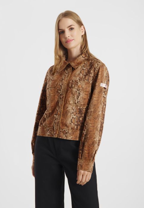 Frieda & Freddies Snake Print Jacket