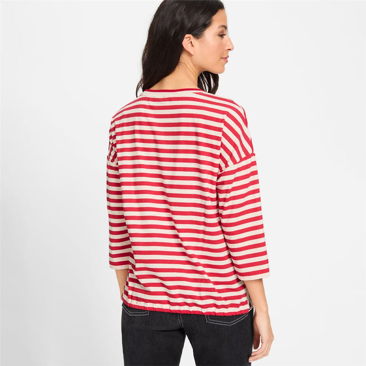 Olsen Red Rose T-Shirt Long Sleeves