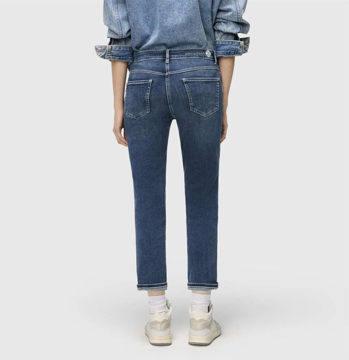 Mac Jeans Dream Cropped Blue Moon Basic Wash Jeans