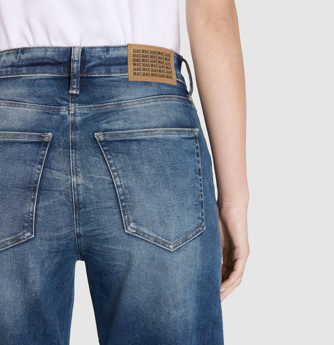 Mac Jeans Danni Barrel Stormy Tinted Denim Jeans