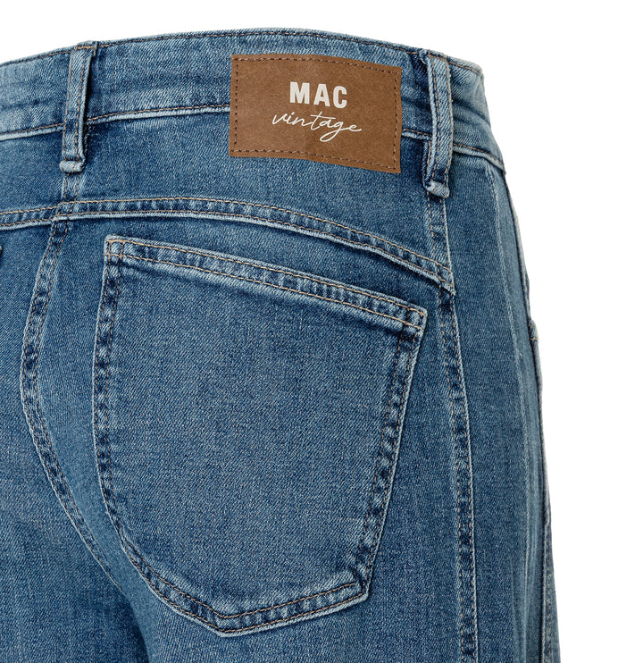 Mac Jeans Ohio Mid Blue Washed Barrel Jeans