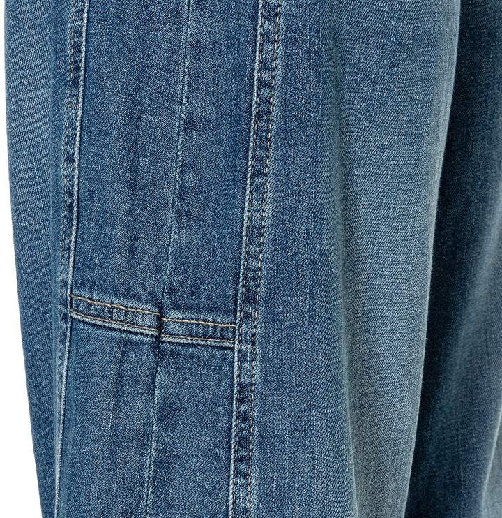 Mac Jeans Ohio Mid Blue Washed Barrel Jeans