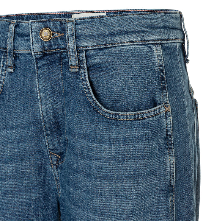 Mac Jeans Ohio Mid Blue Washed Barrel Jeans