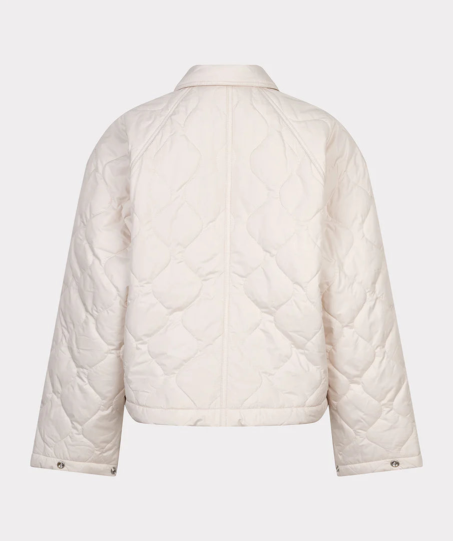 EsQualo Light Sand Quilted Jacket