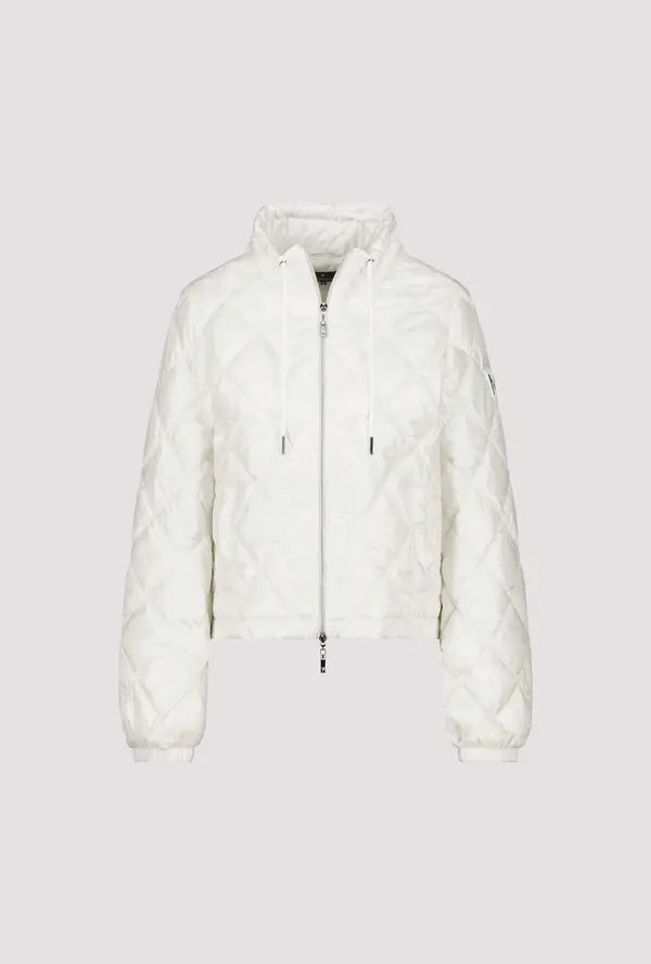 Monari Off White Quilted Jacket