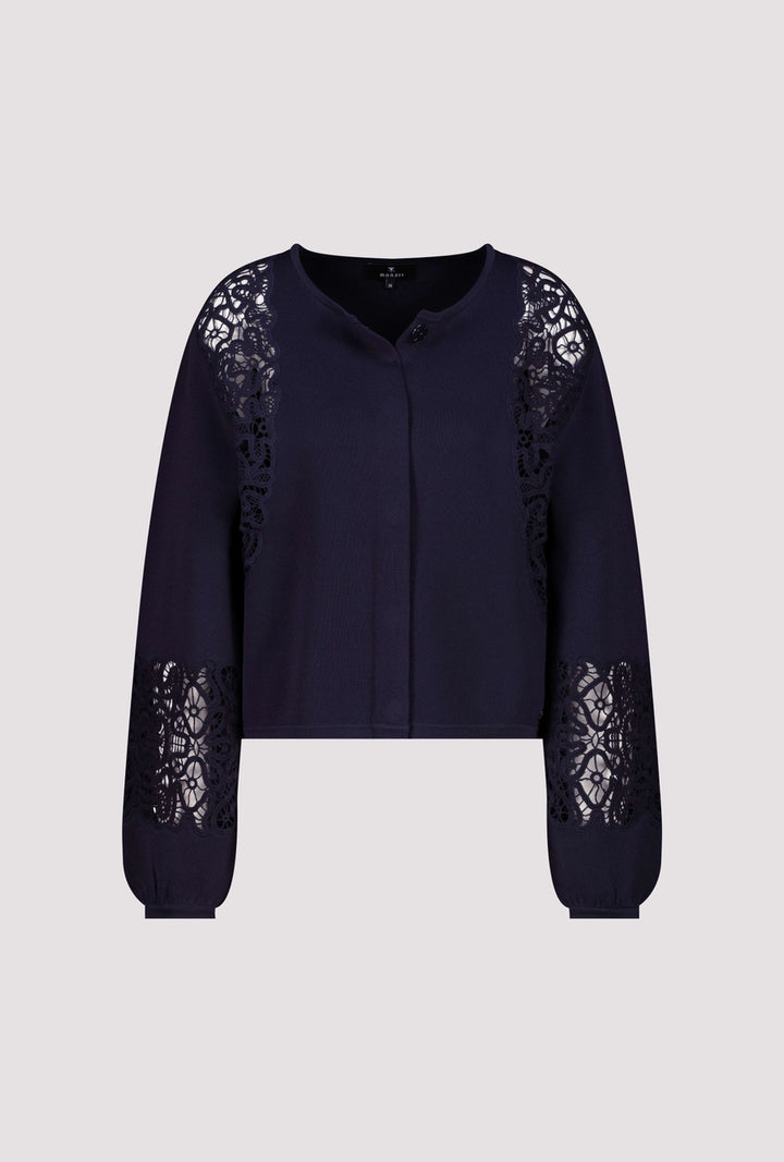 Monari Navy Lace Cardigan