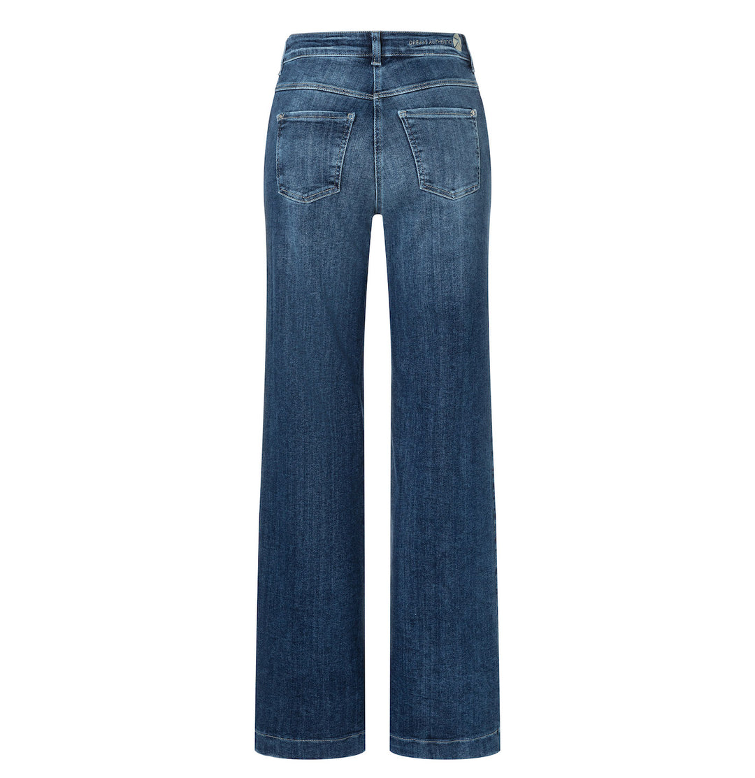 Mac Jeans Dream Wide Denim Cobalt Authentic Wash Jeans