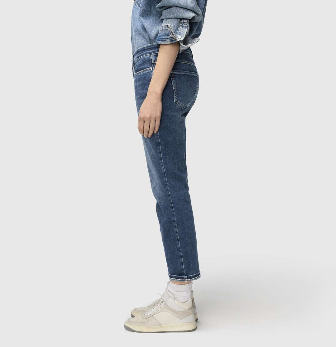 Mac Jeans Dream Cropped Blue Moon Basic Wash Jeans