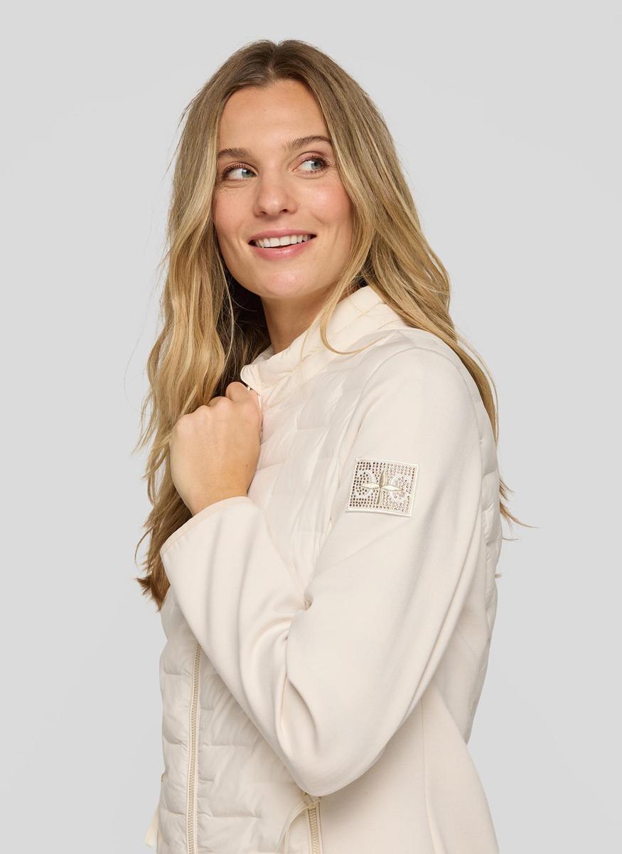 Rabe Off White Quilt Jacket