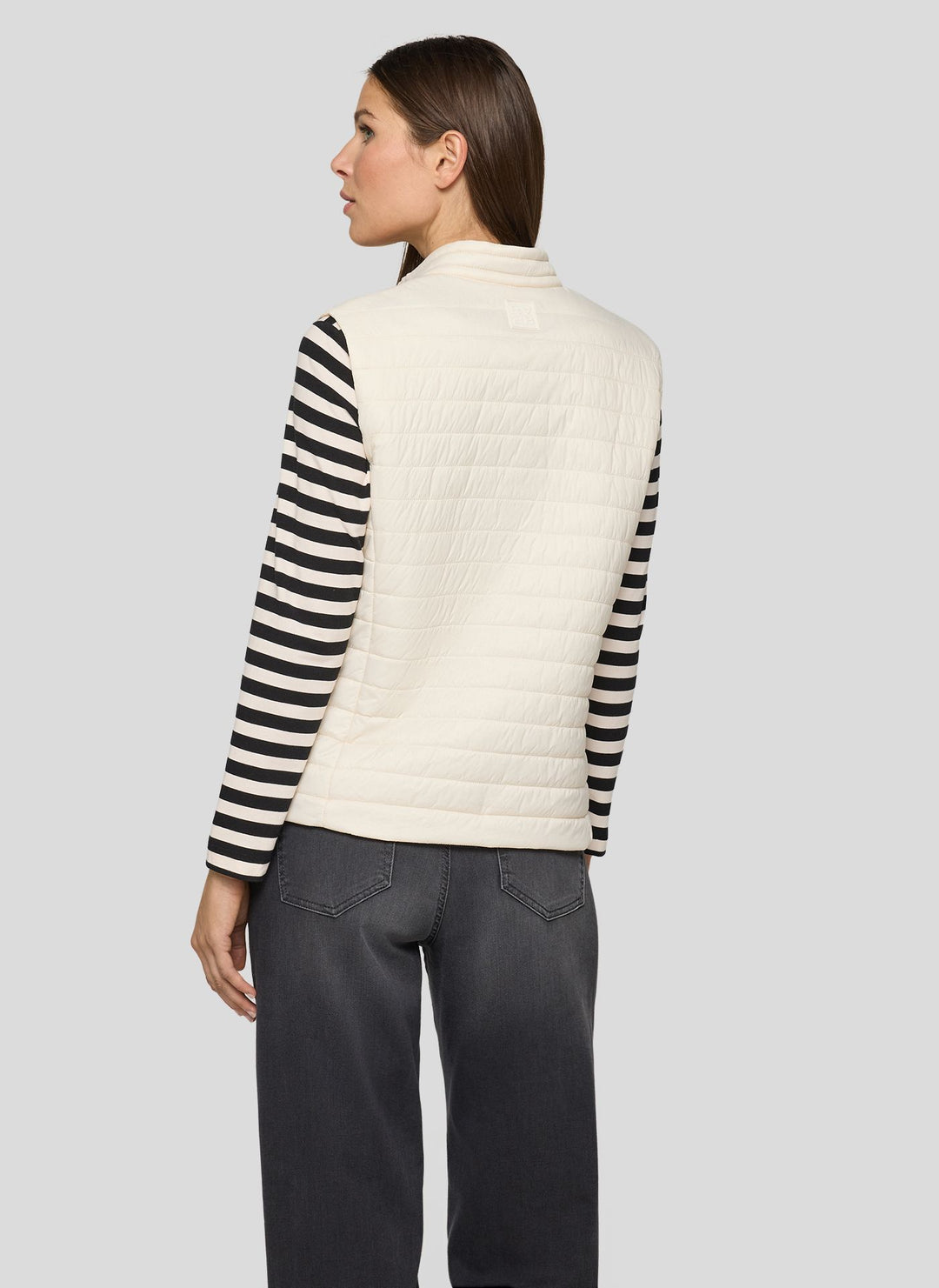 Rabe Beige Quilted Gilet