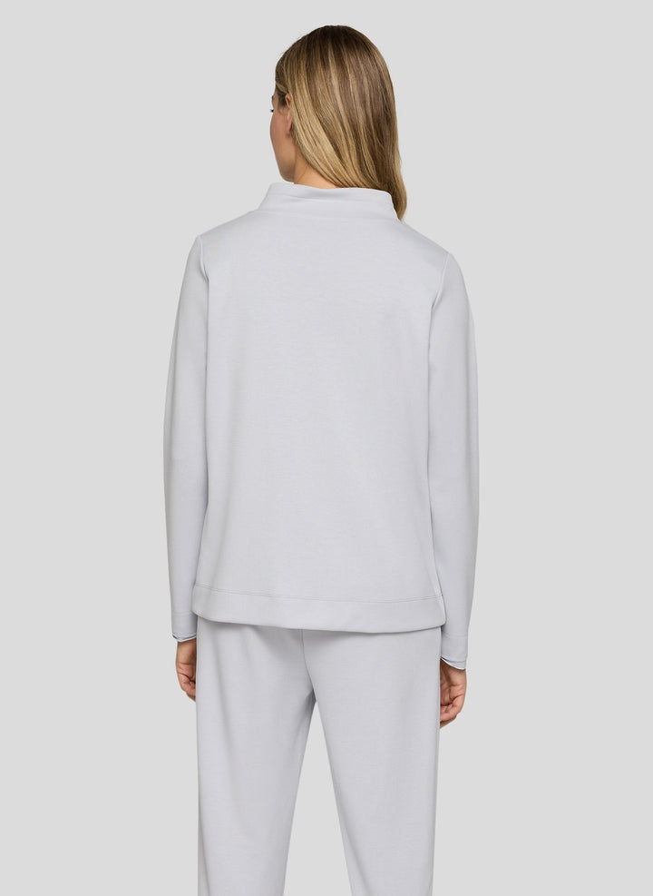 Rabe Light Grey Tunnel Collar Hoodie