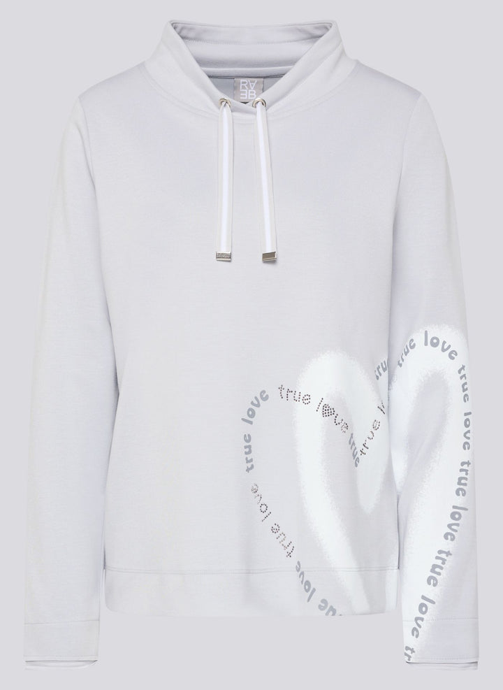 Rabe Light Grey Tunnel Collar Hoodie