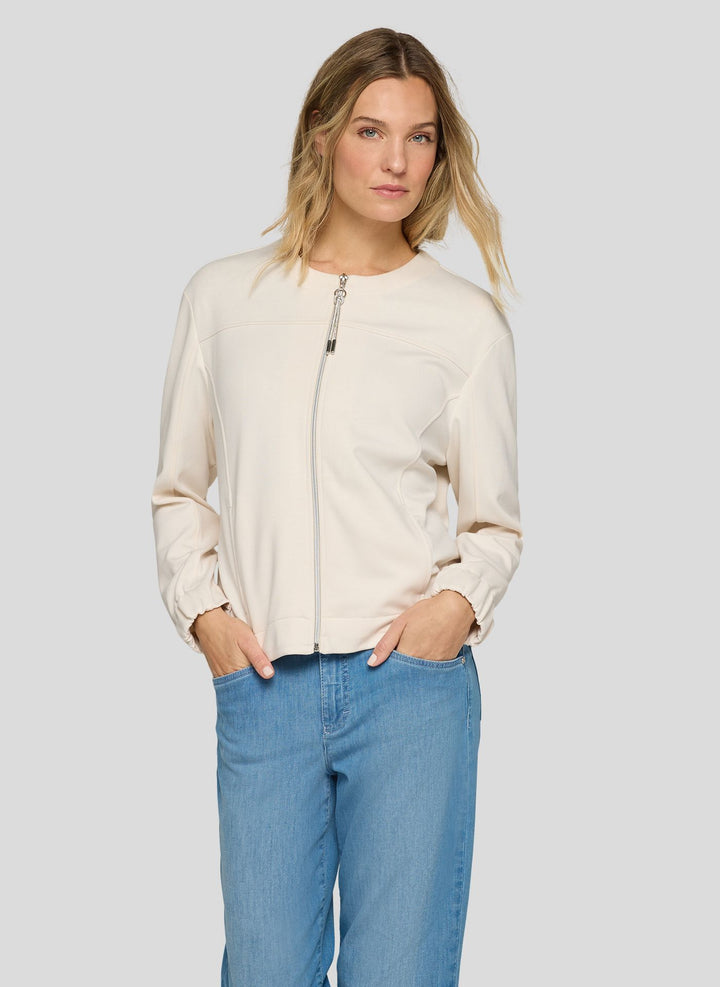 Rabe Beige Lightweight Zipped Jacket