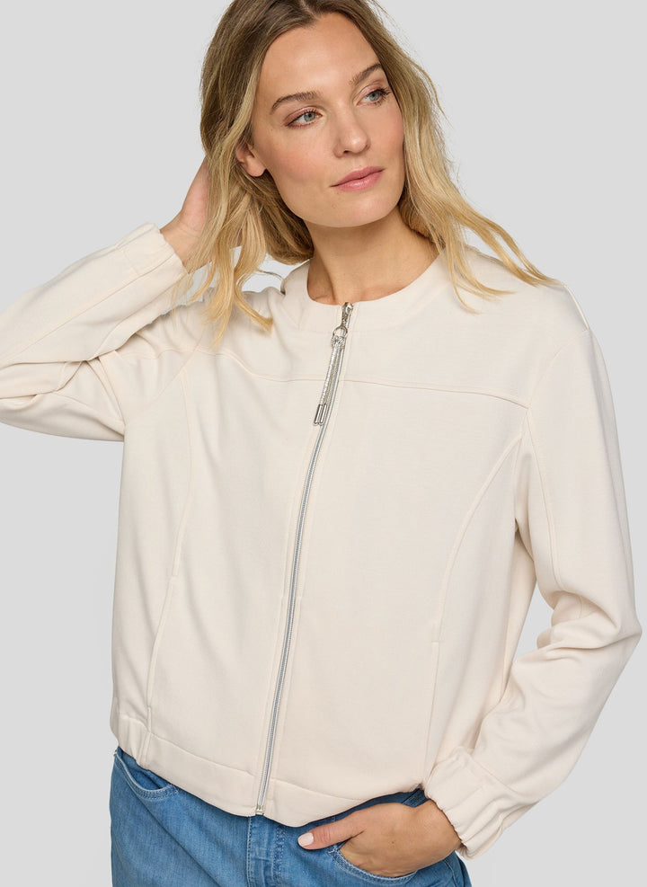 Rabe Beige Lightweight Zipped Jacket