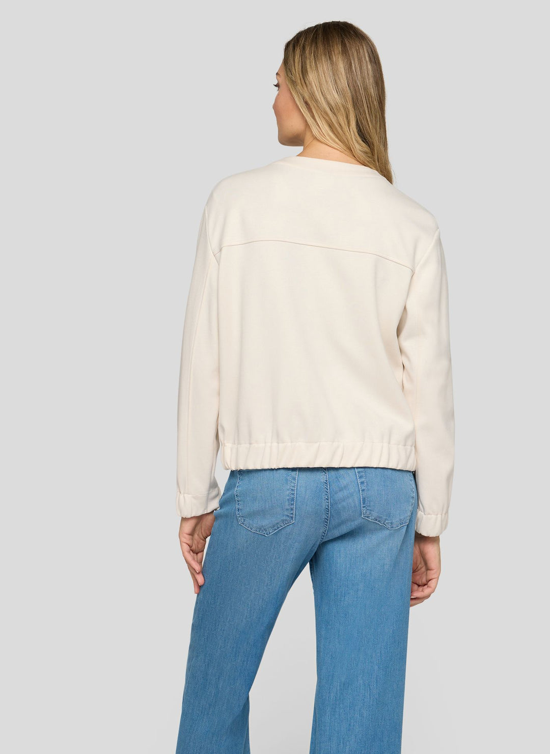 Rabe Beige Lightweight Zipped Jacket