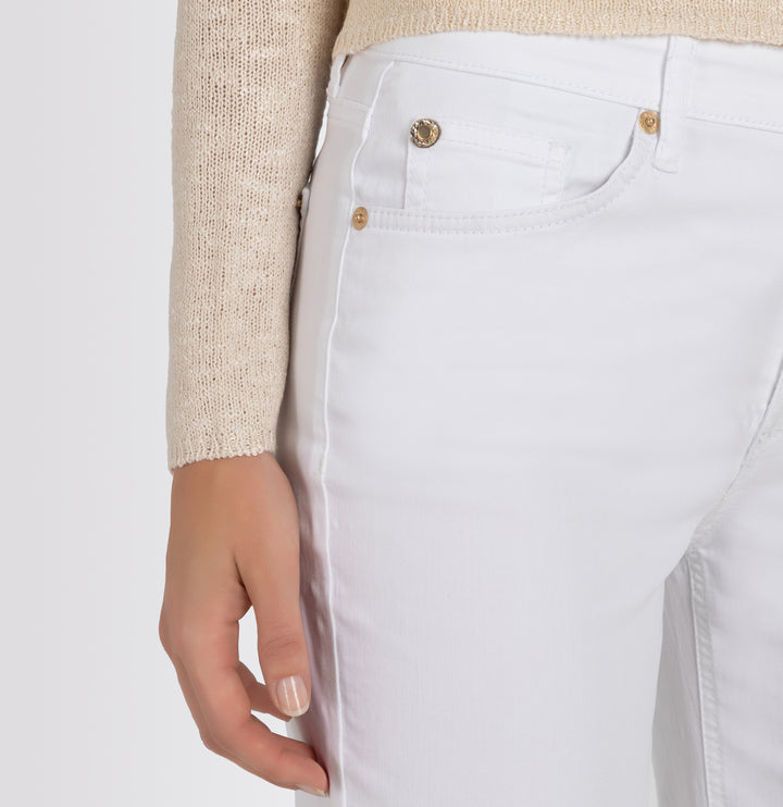 Mac Jeans Culotte White Lightweight Denim Jeans