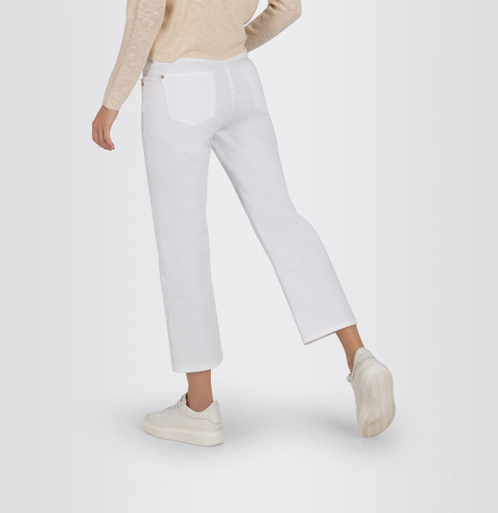 Mac Jeans Culotte White Lightweight Denim Jeans