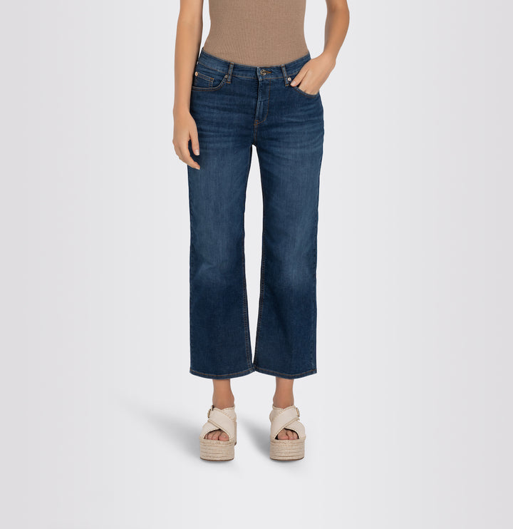Mac Jeans Culotte Lightweight Basic Blue Stone Denim Jeans