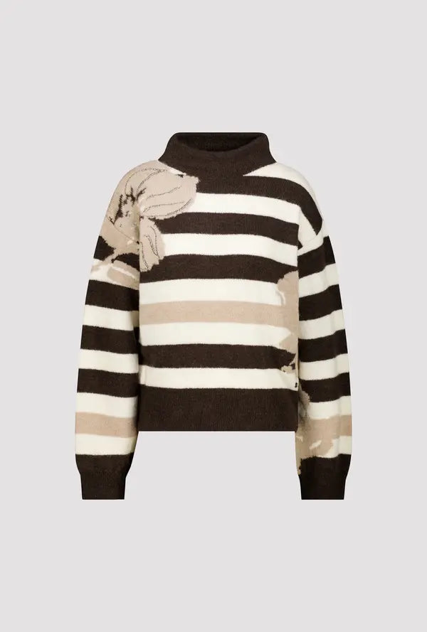 Monari Knitted Soft Texture Jumper, Cappucino