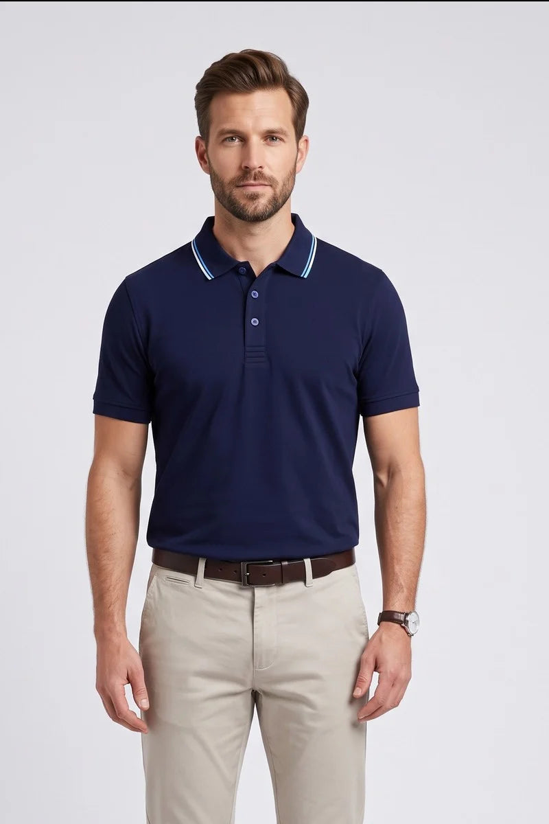 6th Sense Astonish Polo, Peacoat