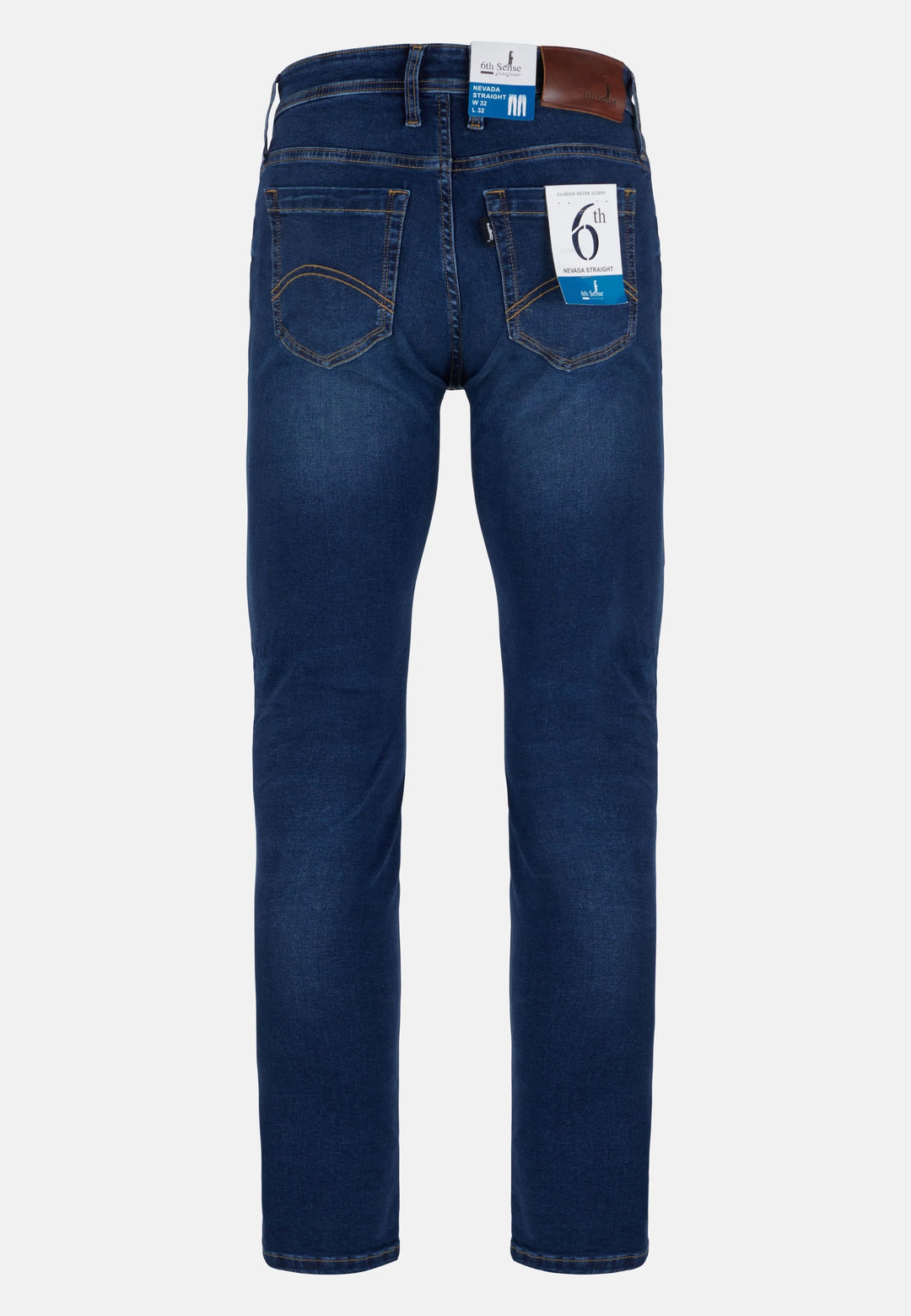 6th Sense Nevada Straight Leg Jeans, Wash #7
